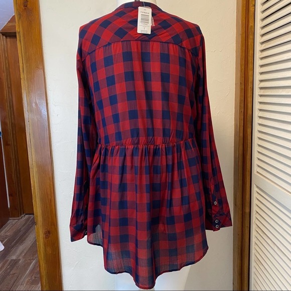 NWT Torrid Buffalo Plaid Shirt - Picture 5 of 6